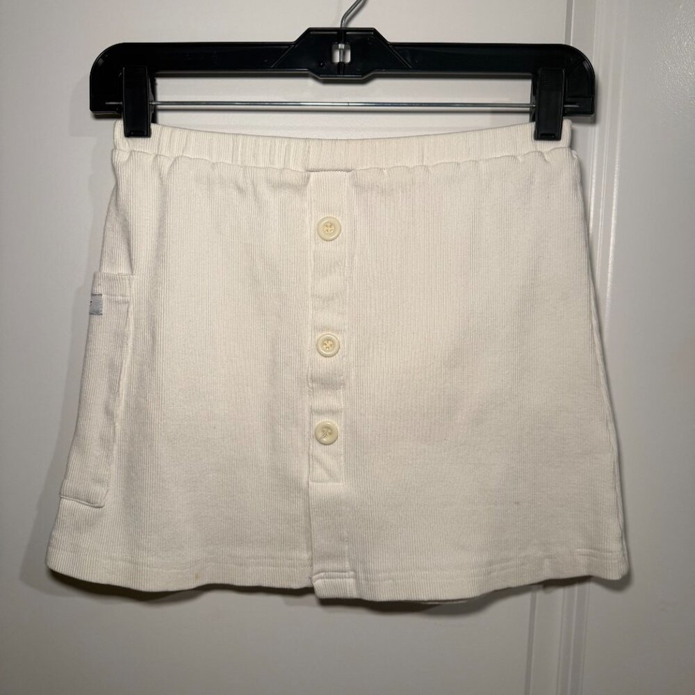 My Mum Made It ribbed skirt - ivory